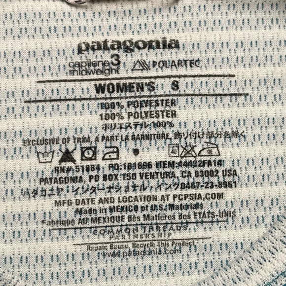 Patagonia Capilene Midweight Polartec long sleeve women’s small - Picture 2 of 9